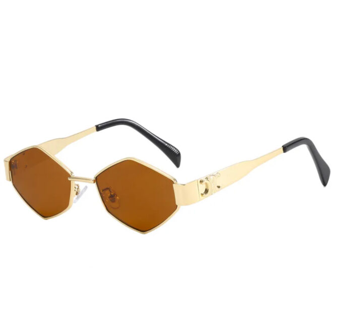 C- Hexa Gold Glasses