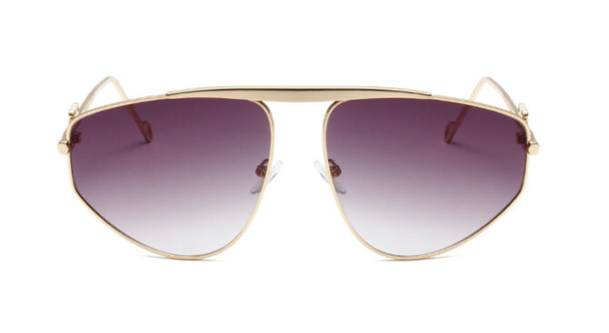 Chique Aviator Zonnebril Purple - Afbeelding 2