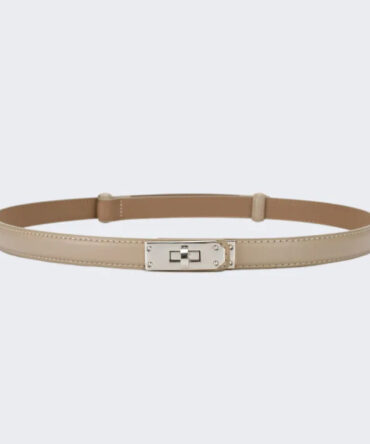 Riem met Zilverkleurige Gesp
