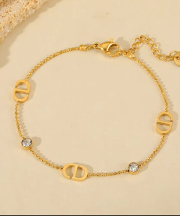 CD Goudkleurige Schakelarmband