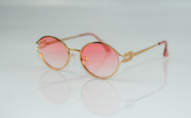 Minmiu Bril Roze Glas